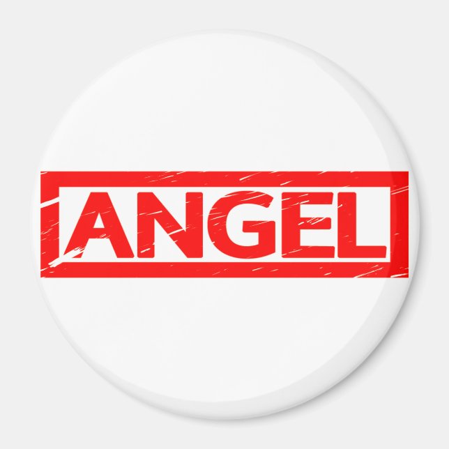Angel Frimärke Magnet (Framsidan)