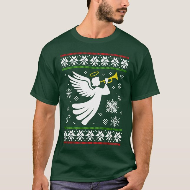 ÄNGEL FUL JULSVETS JULTID T SHIRT (Framsida)