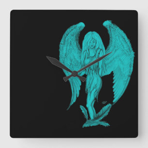 Angel Fyrkantig Klocka