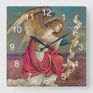 Angel Gabriel Fyrkantig Klocka