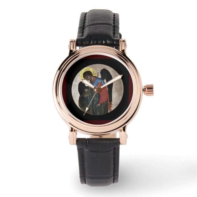 Angel Gabriel Icon Armbandsur (Framsida)