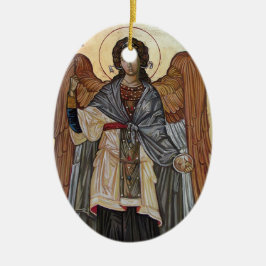Angel Gabriel Icon Julgransprydnad Keramik