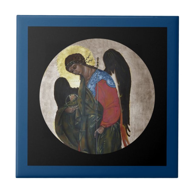 Angel Gabriel Icon Kakelplatta (Framsidan)