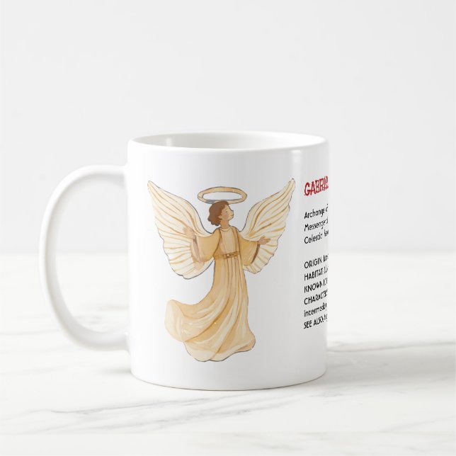 Ängel Gabriel Lexikon, Herald för Guds Planer Kaffemugg (Vänster)