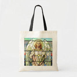 Angel Gabriel nedfläckad glass Tygkasse