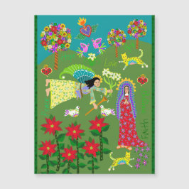 Angel Gabriel och Virgin Mary Annunciation