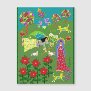 Angel Gabriel och Virgin Mary Annunciation