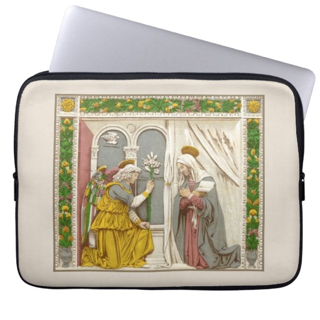 Angel Gabriel The Annunciation To Mary Laptop Fodral (Framsidan)