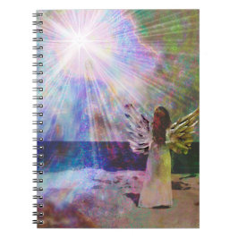 Angel Gazing to Heaven Heart Journal Notebook Anteckningsbok