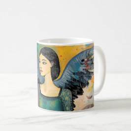 Angel Glow Art Kaffemugg