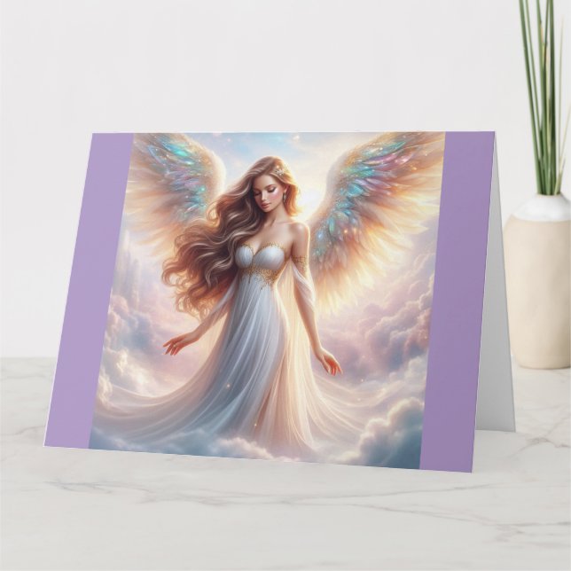 Angel Greeting Card Tack Kort (Framsida)