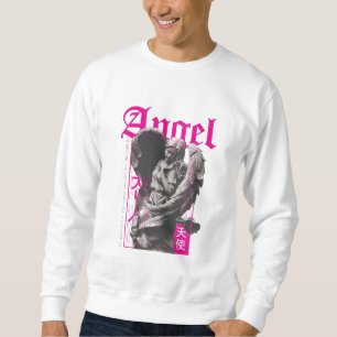 Ängel Guardian” Streetwear T-shirt Lång Ärmad Tröja