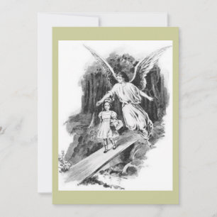 Angel Guarding A Girl Child