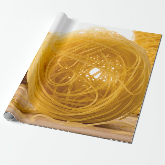 Angel Hair Pasta Presentpapper (Utrullad)
