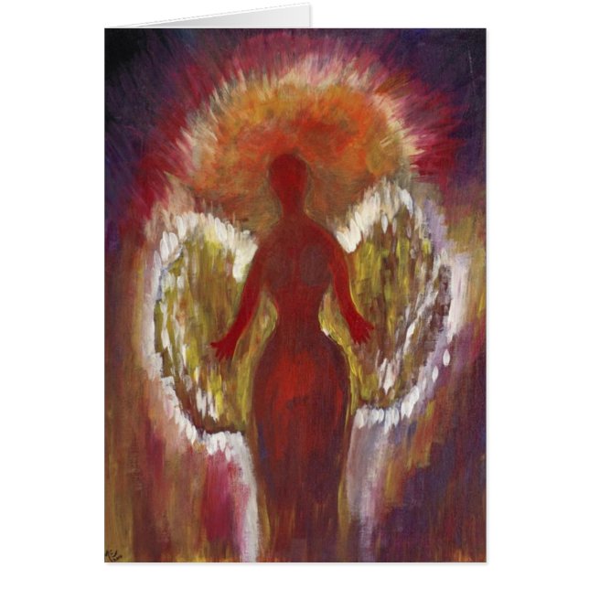 Ängel Hälsningskort (Framsidan)