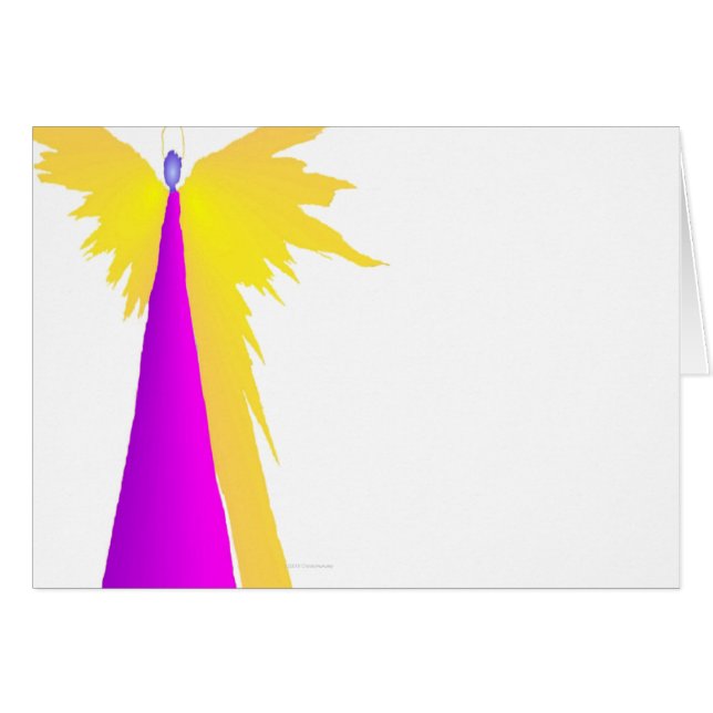 Angel Hälsningskort (Framsidan Horizontal)