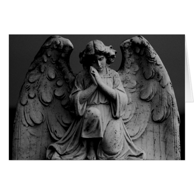 Ängel Hälsningskort (Framsidan Horizontal)