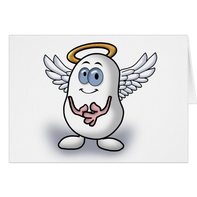 Angel Hälsningskort (Framsidan Horizontal)