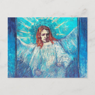 Angel Halva Figur (efter Rembrandt) Van Gogh Bra Vykort