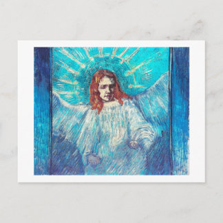 Angel Halva Figur (efter Rembrandt) Van Gogh Bra Vykort