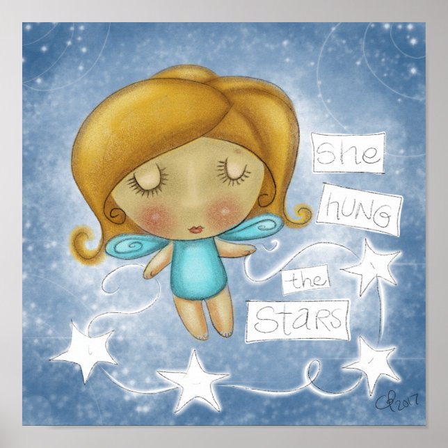 Angel Hangs the Stars Poster (Framsidan)