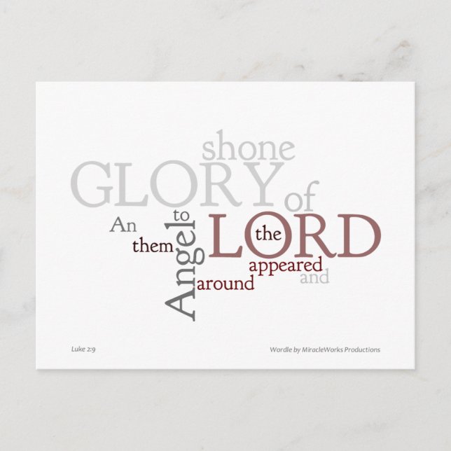 Angel har kommit vykort (Framsida)