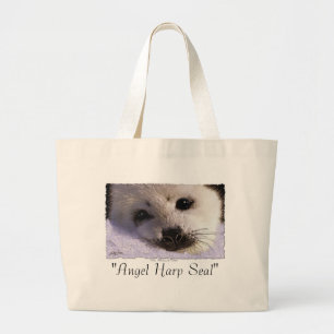 "Angel Harp Seal" Anti-Sealhunshing Carry Bag Jumbo Tygkasse