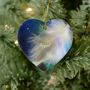 Angel Heart! Julgransprydnad Keramik