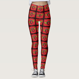 Angel Heart med Vingar Leggings