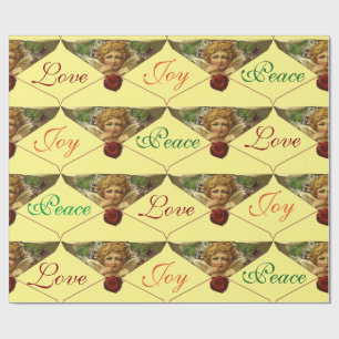 ANGEL HEART RED VAX SEAL Kärlek Peace Joy Presentpapper