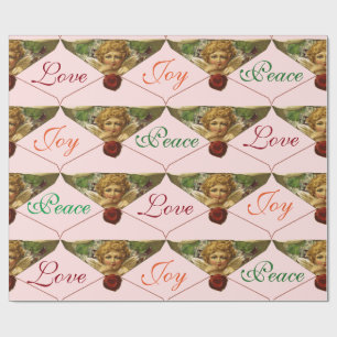 ANGEL HEART RED VAX SEAL Kärlek Peace Joy Presentpapper