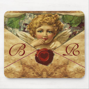 ANGEL HEART RED VAX SEAL PARCHMENT Monogram Musmatta