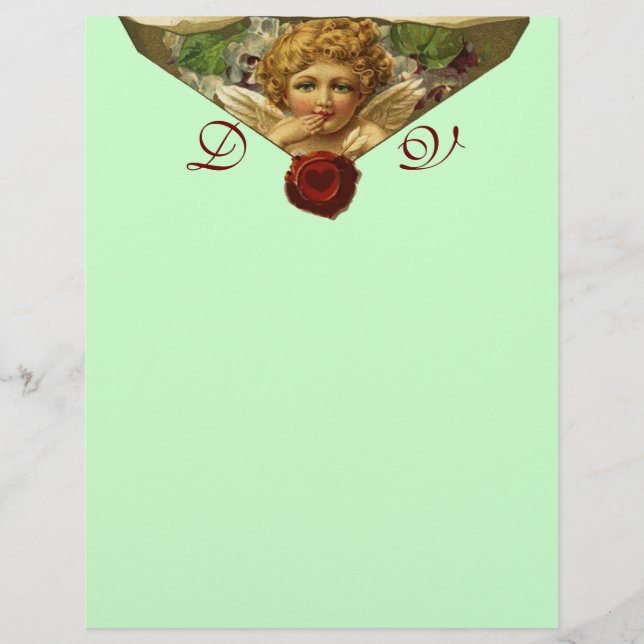 ANGEL HEART VAX SEAL Monogram Grönt (Framsida)