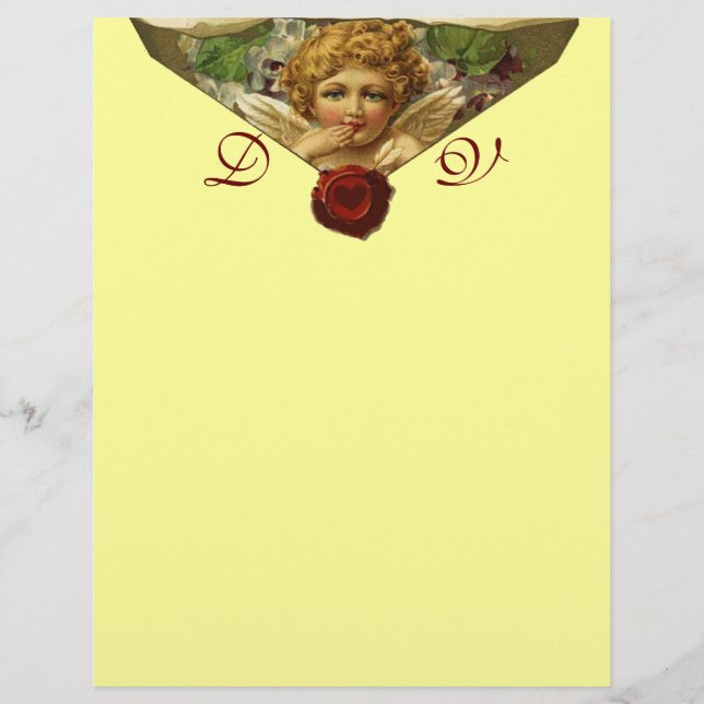 ANGEL HEART VAX SEAL Monogram Gult (Framsida)