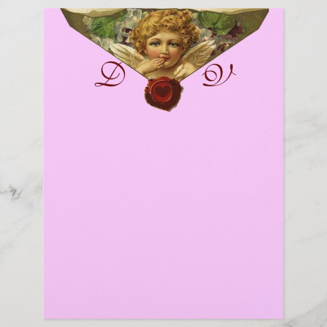 ANGEL HEART VAX SEAL Monogram Rosa (Framsida)