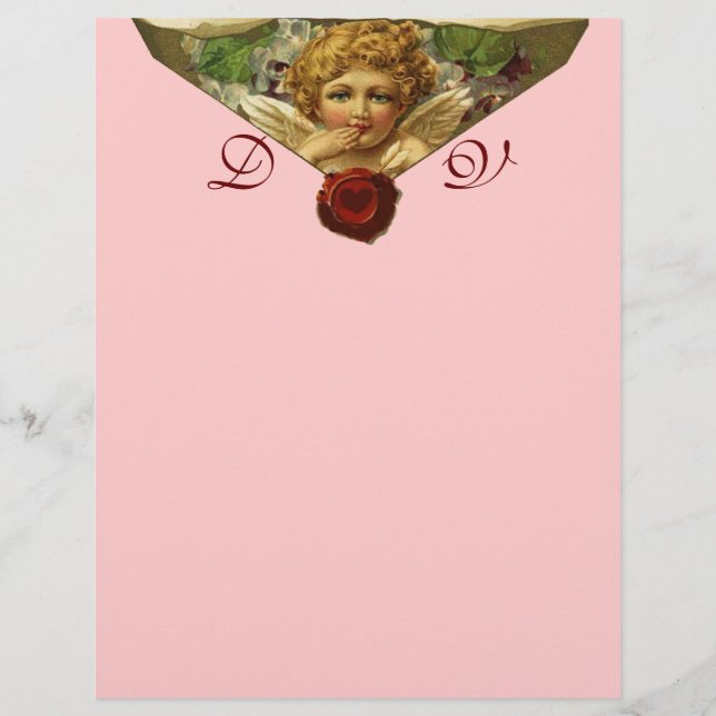 ANGEL HEART VAX SEAL Monogram Rosa (Framsida)