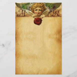 ANGEL HEART VAX SEAL PARCHMENT Monogram Brevpapper