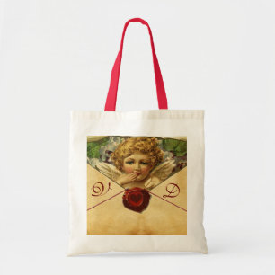 ANGEL HEART VAX SEAL PARCHMENT Monogram Tygkasse