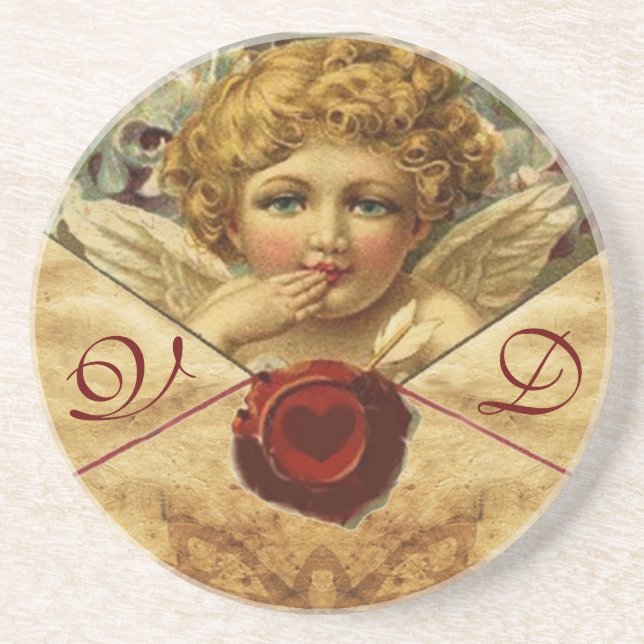 ANGEL HEART VAX SEAL PARCHMENT Monogram Underlägg (Framsidan)