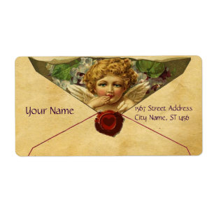 ANGEL HEART VAX SEAL PARCHMENT Valentine Day Fraktsedel