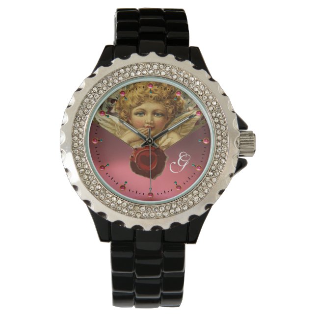 ANGEL HEART VAX SEAL,ROSA RUBY GEM MONOGRAM ARMBANDSUR (Framsida)