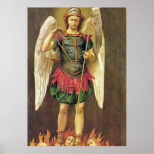 Angel Heliga Archangel Michael Poster