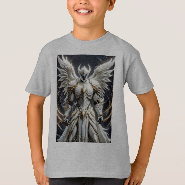 Angel Heliga Warrior T Shirt (Framsida)