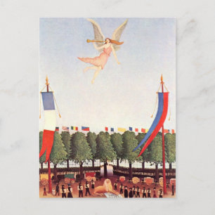 Ängel Henri Rousseau konst Vykort