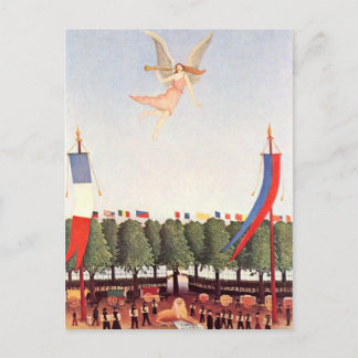 Ängel Henri Rousseau konst Vykort