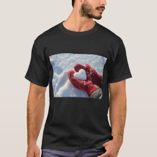 Angel Holding Iceberg Heart T Shirt