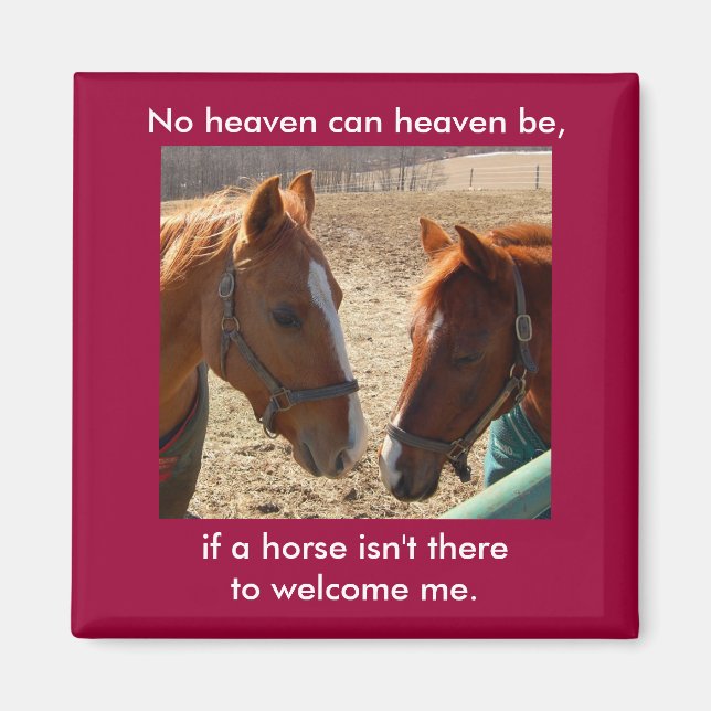 Angel Horses - magnet (Framsidan)