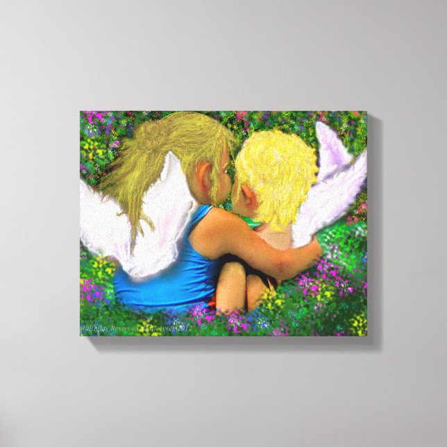 Angel Hugs! Canvastryck (Framsida)