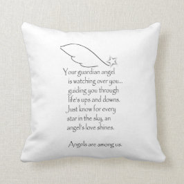 ANGEL HUGS GUARDIAN ANGEL WATCHING PILLOW KUDDE