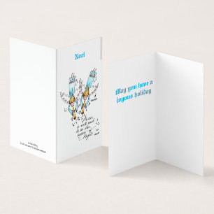 Angel i blåspelningsmusik för våra själar kort